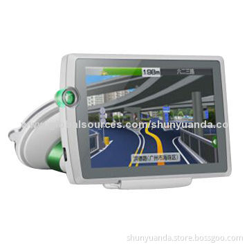 Hot 5.0-inch GPS navigator, HD TFT screen, 8GB built-in memory, features integrated stamped body